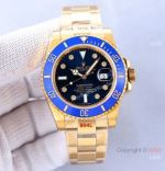 Replica Rolex Submariner Asia2836 Watch Blue Dial with Diamond